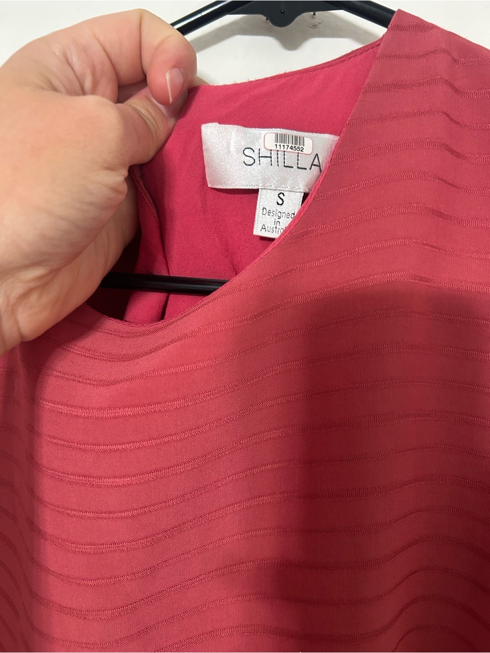 Pink/red Ruffle Hem Dress - Picture 2 of 5
